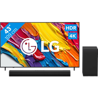 Koop LG 43" QNED82 4K (2025) + LG DS40T - Laagste prijs!