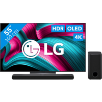 Koop LG 55" OLED EVO C54 4K (2025) + LG DS77TY - Laagste prijs!