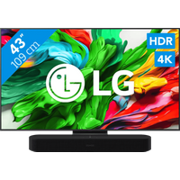 Koop LG 43" QNED86 EVO 4K (2025) + Sonos Beam Gen2 Zwart - Laagste prijs!