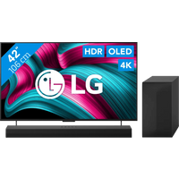 Koop LG 42" OLED EVO C54 4K (2025) + LG DS60TR - Laagste prijs!
