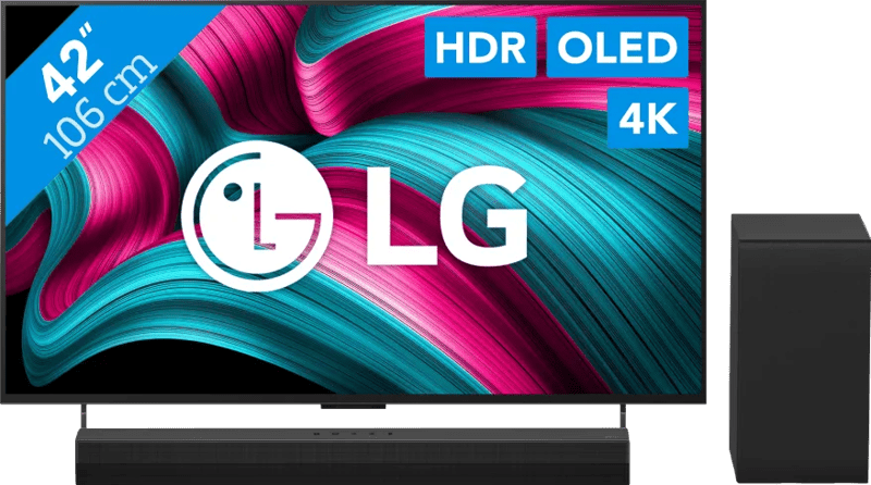 LG 42" OLED EVO C54 4K (2025) + LG DS40T (6151124723765)
