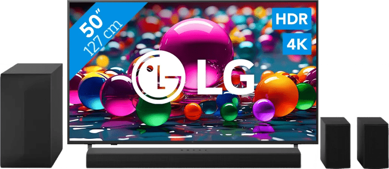 LG 50" 4K Smart UA75 + LG DS60TR (6151129154182)