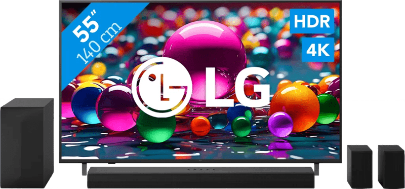 LG 55" 4K Smart UA75 + LG DS60TR (6151129149157)