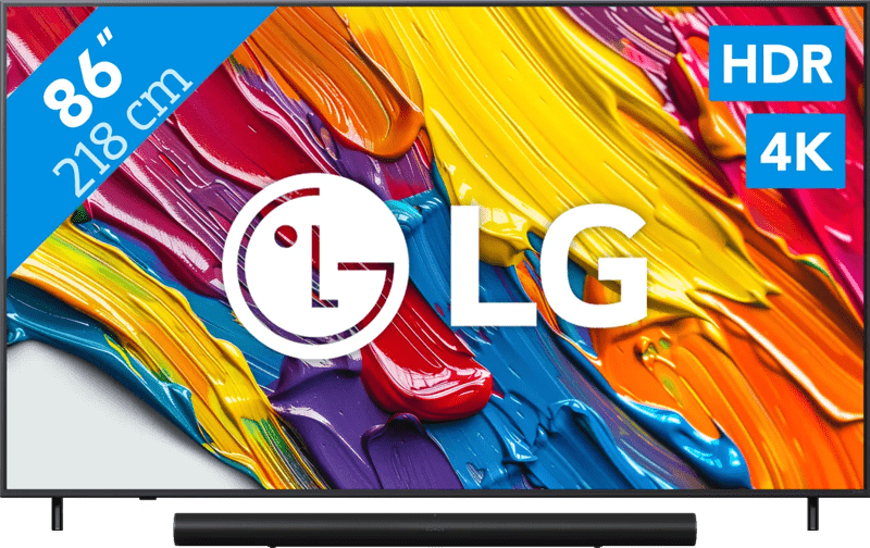 LG 86" QNED82 4K (2025) + Sonos Arc Ultra Zwart (6151127038088)