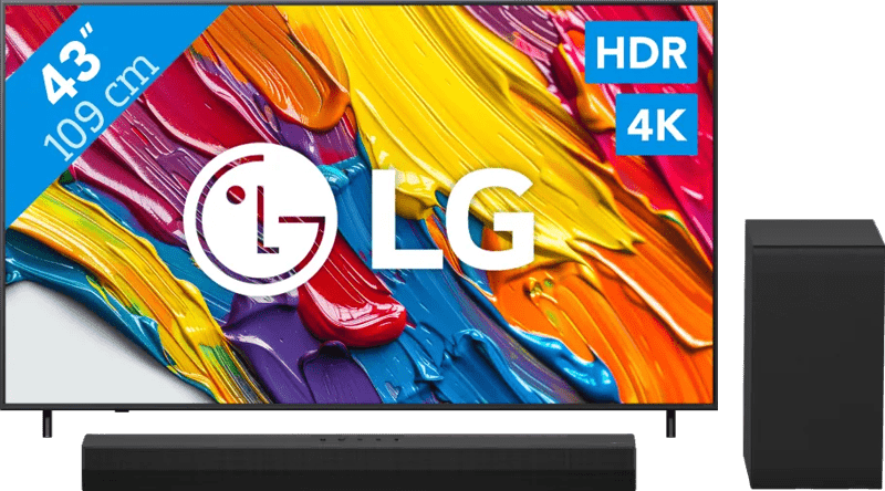 LG 43" QNED82 4K (2025) + LG DS40T (6151126689632)