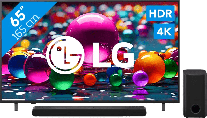 LG 65" 4K Smart UA75 + LG DS77TY (6151129134177)
