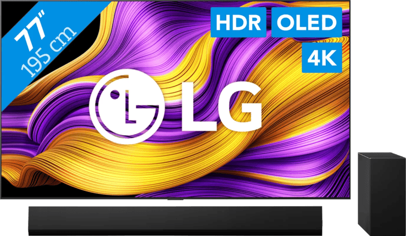 LG 77" OLED EVO G55 4K (2025) + LG DSG10TY (6151124514578)