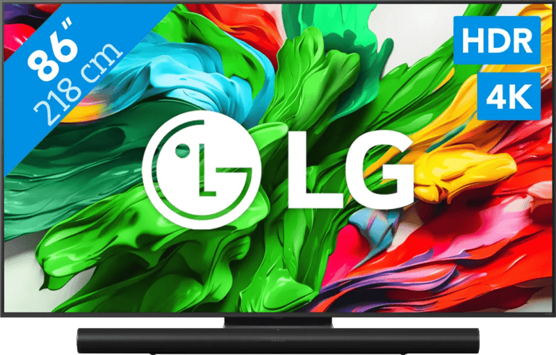 LG 86" QNED86 EVO 4K (2025) + Sonos Arc Ultra Zwart (6151127167108)