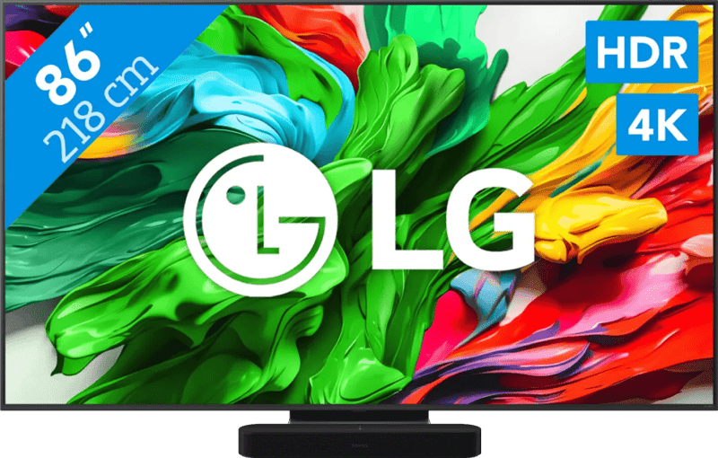 LG 86" QNED86 EVO 4K (2025) + Sonos Beam Gen2 Zwart (6151127166118)