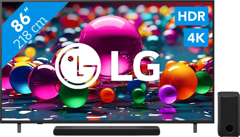 LG 86" 4K Smart UA75 + LG DS77TY (6151129131176)